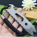 Titanium EDC Multi Tool Crowbar Keychain Splain